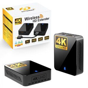 Wireless HDMI Transmitter and Receiver 4K 30Hz, 400FT/120M Long Range, 9 Adjusta